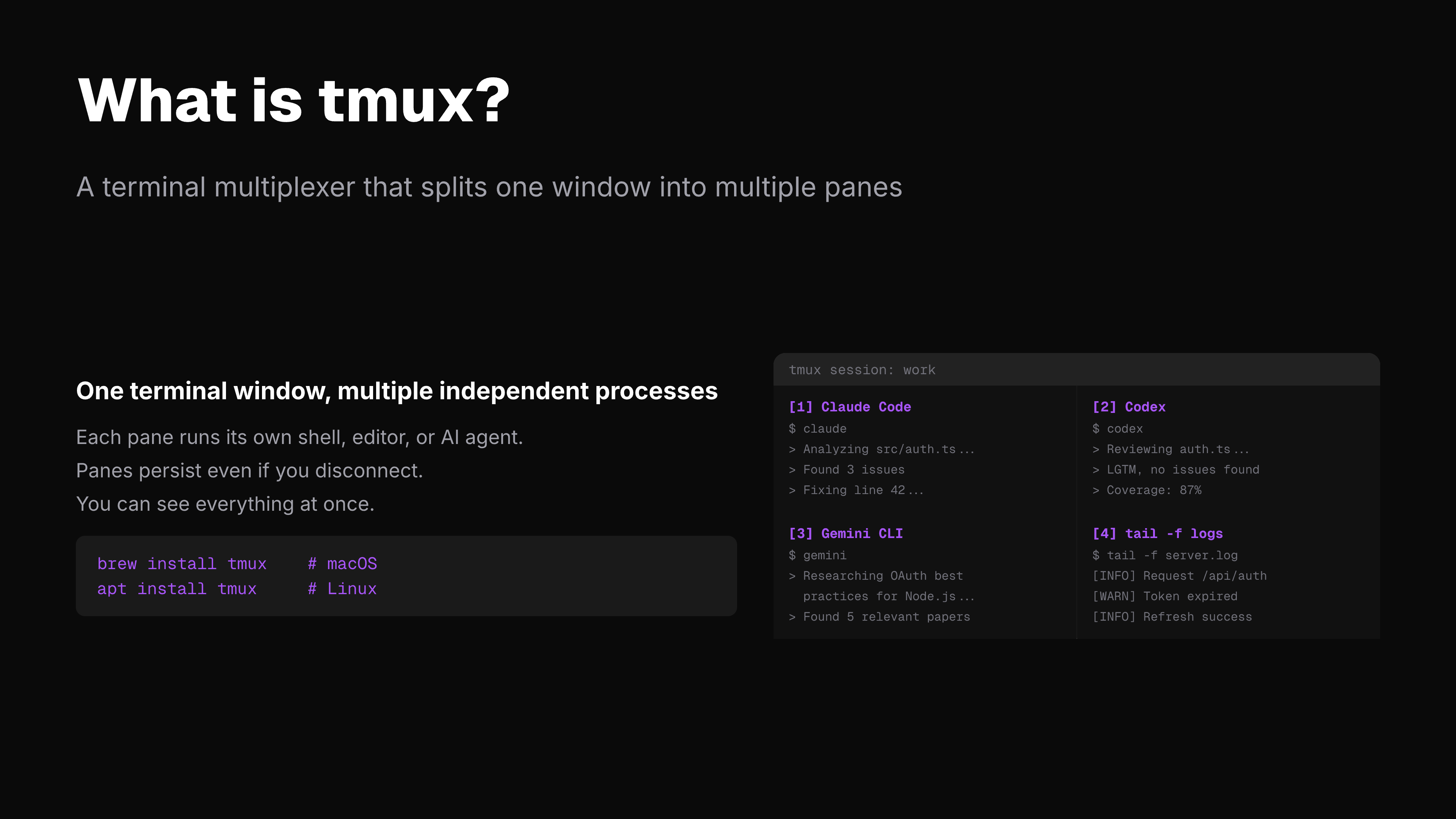 What is tmux