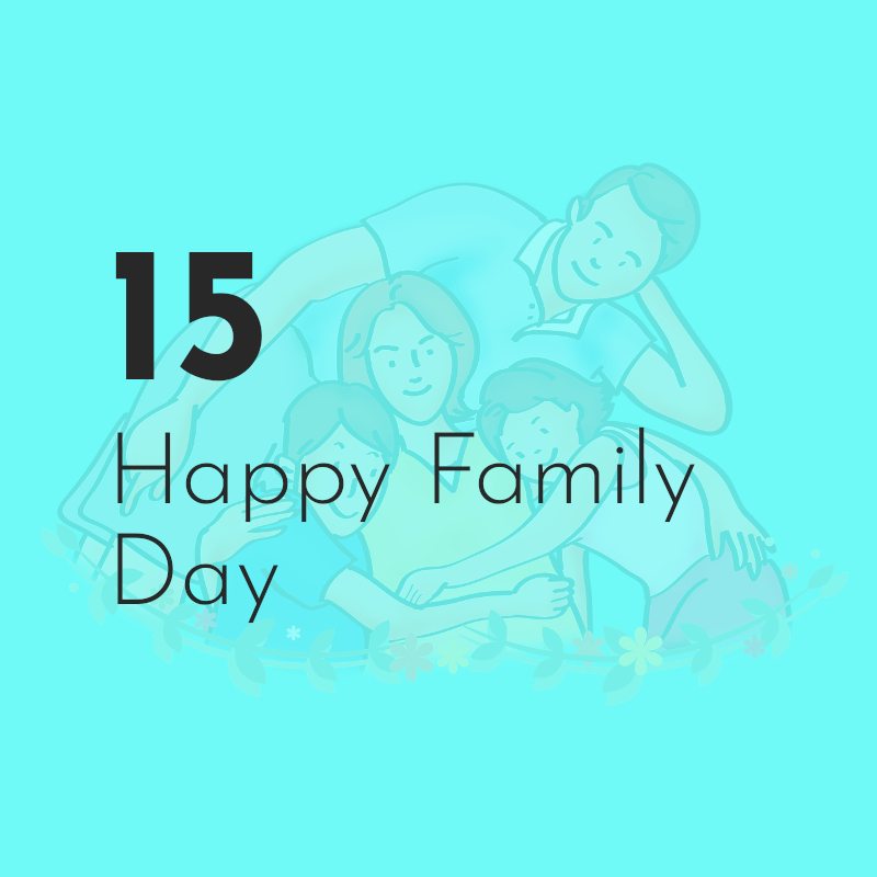 15 Beautiful Family Cartoon Happy Family Day 2022 Wishes Images