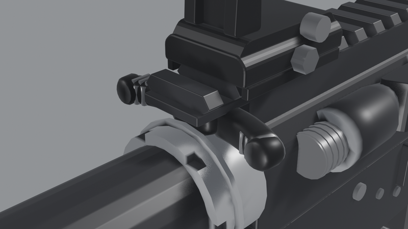 Close views: the charging handle