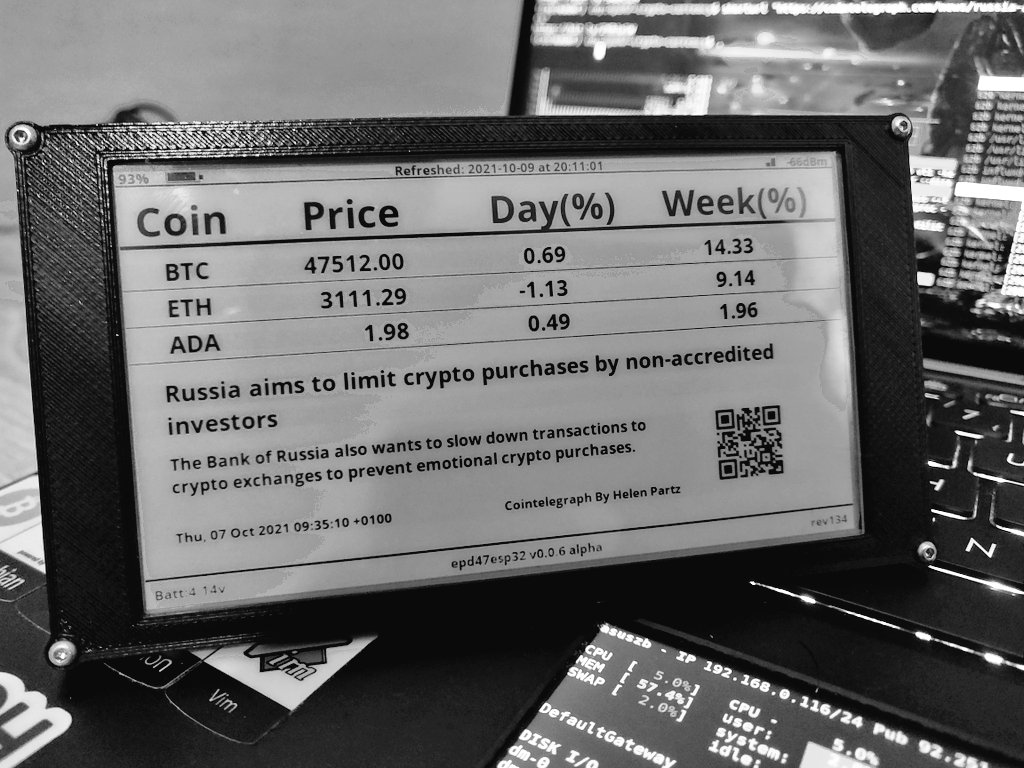 Crypto panel photo