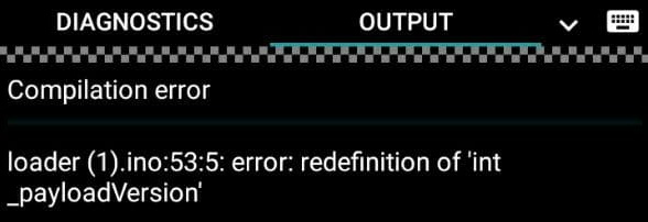 serial monitor output example