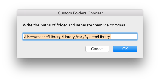 Custom Folder Chooser