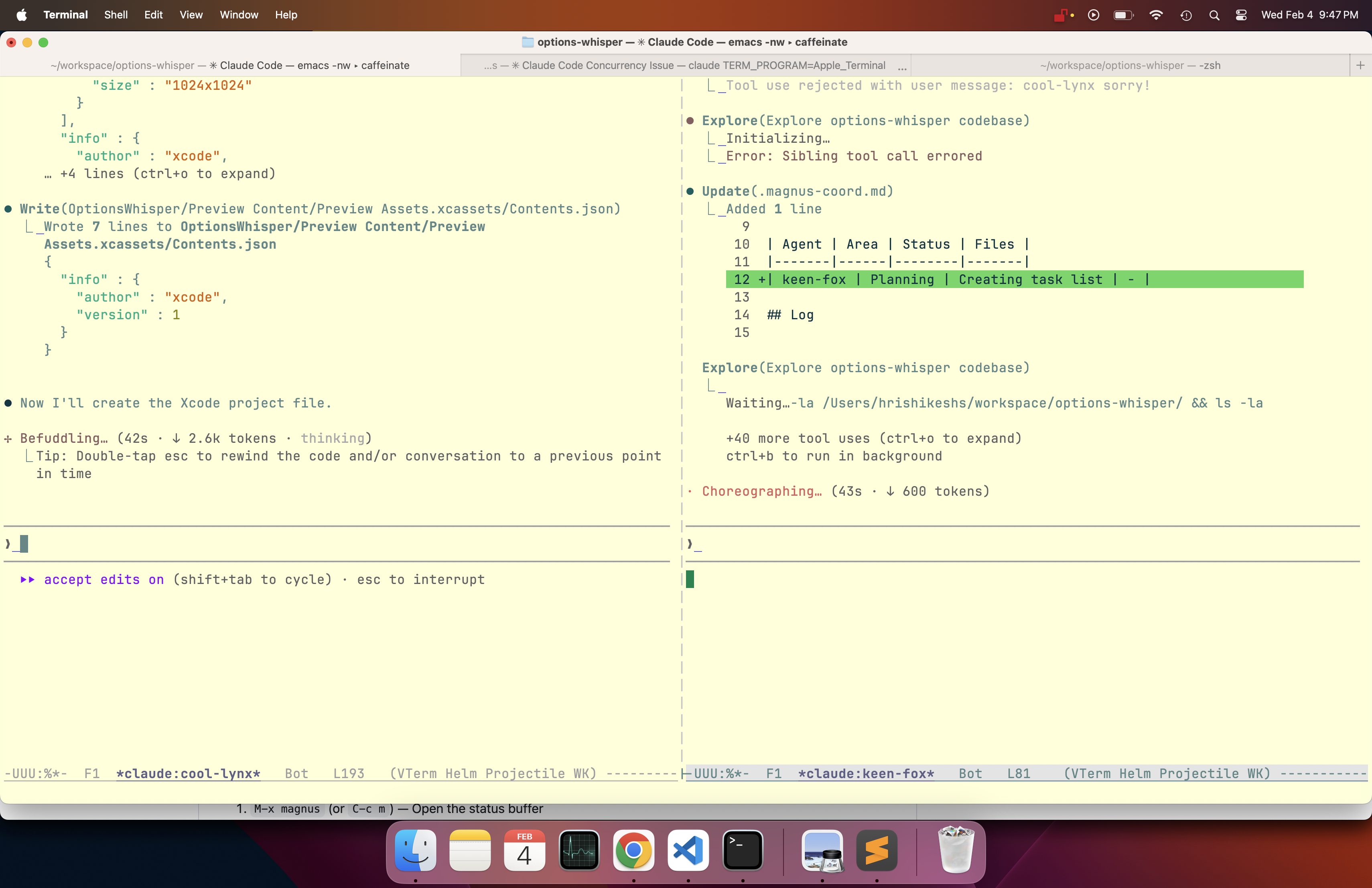 CC instances shown working side by side2