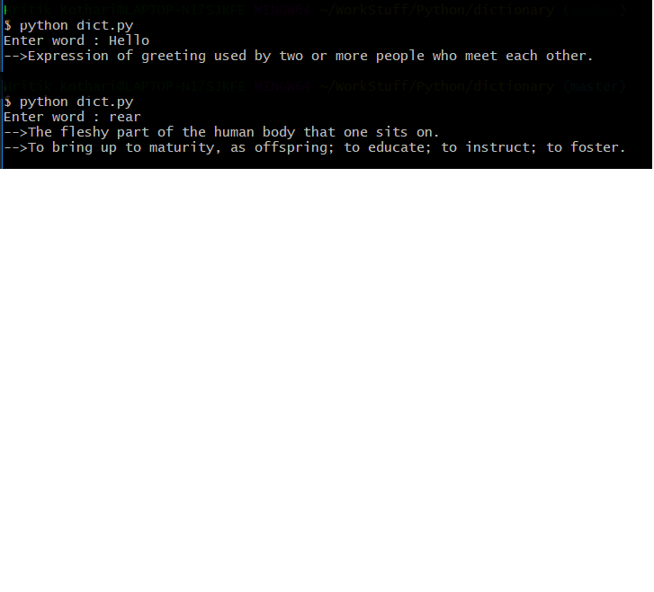 GitHub - hrithikkothari1234/Dictionary: A dictionary where you can ...