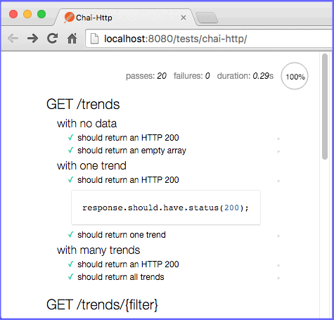 Browser example