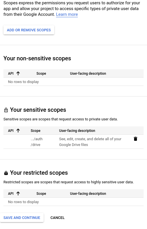 scopes page