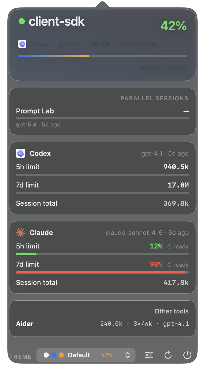 ContextBar menubar