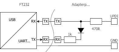 UPDI Adapter bottom