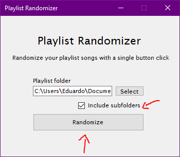 Step 3, click in randomize button