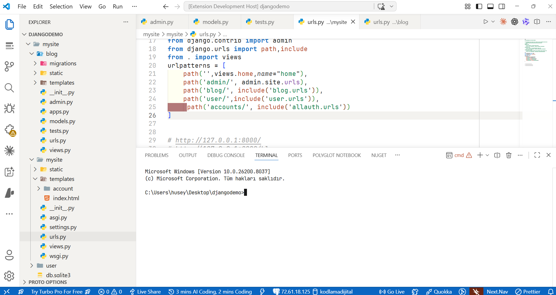 Tunc Light Theme Preview
