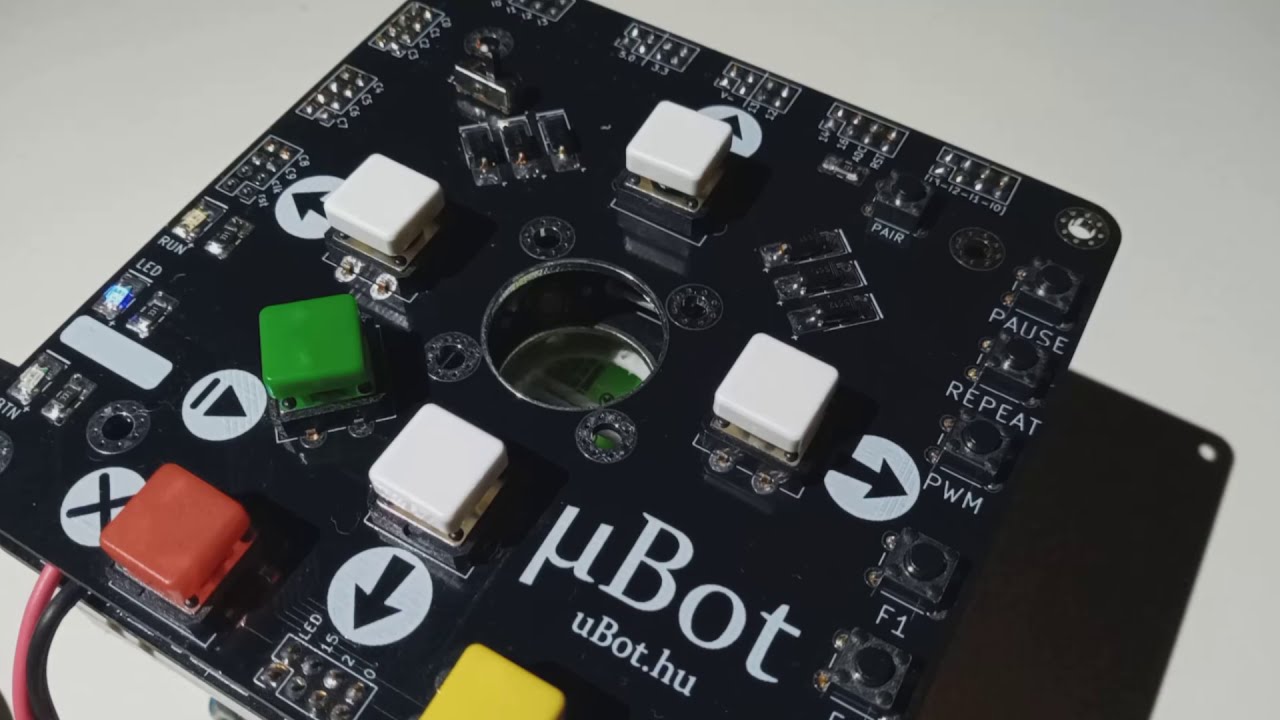 If You're Happy... :-) - μBot educational floor robot