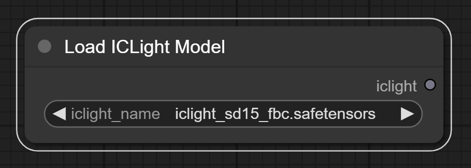 Load ICLight Model