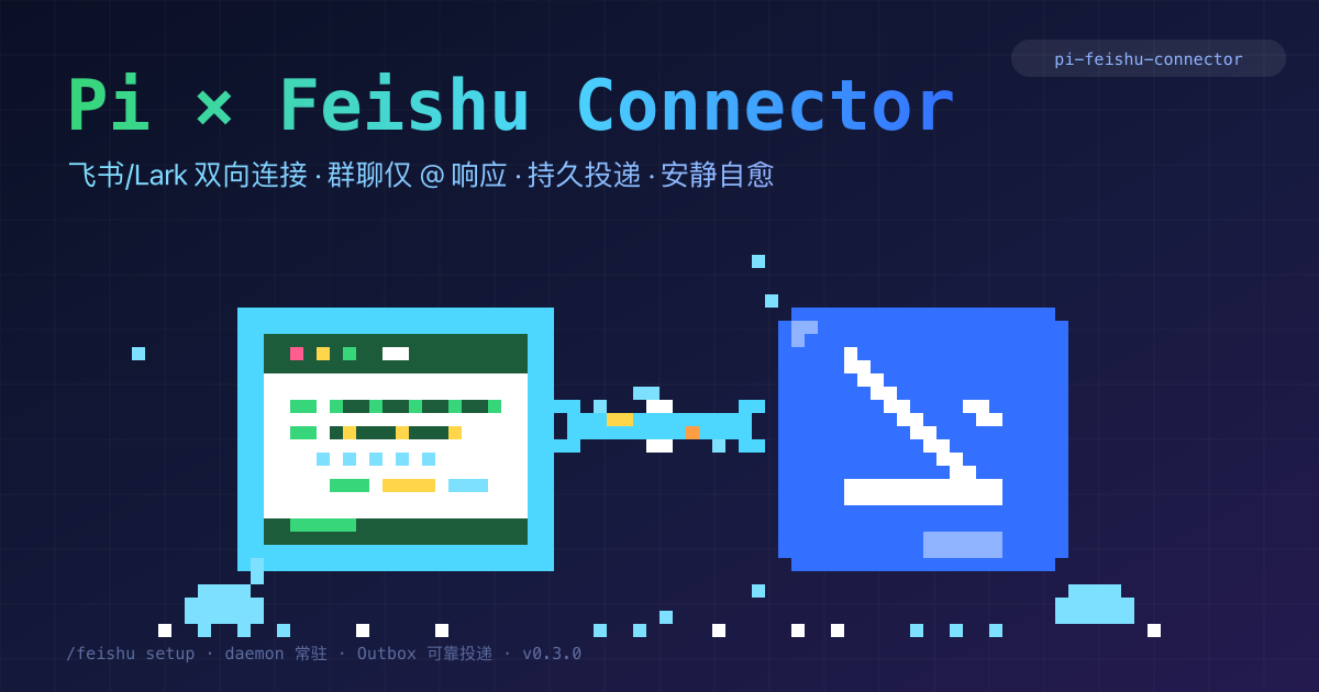 Pi × Feishu Connector
