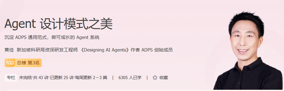 Agent 设计模式之美 — 极客时间