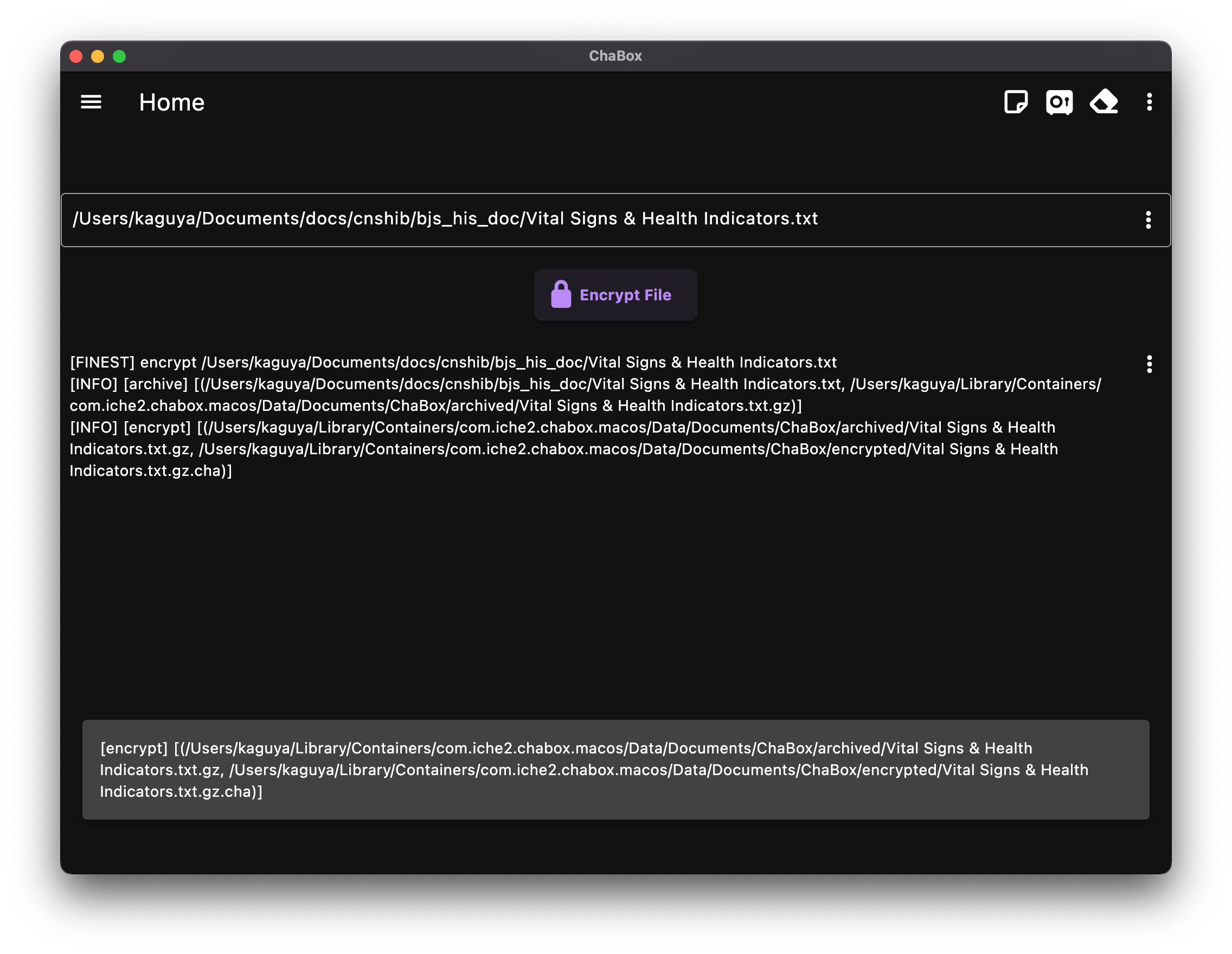 Drag in files for automatic detection and one-step encryption to protect sensitive data quickly