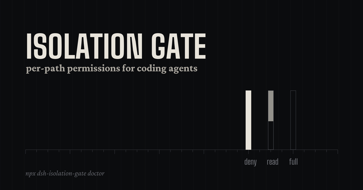 Isolation Gate