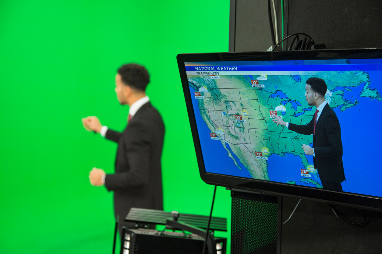 Weather report chroma key