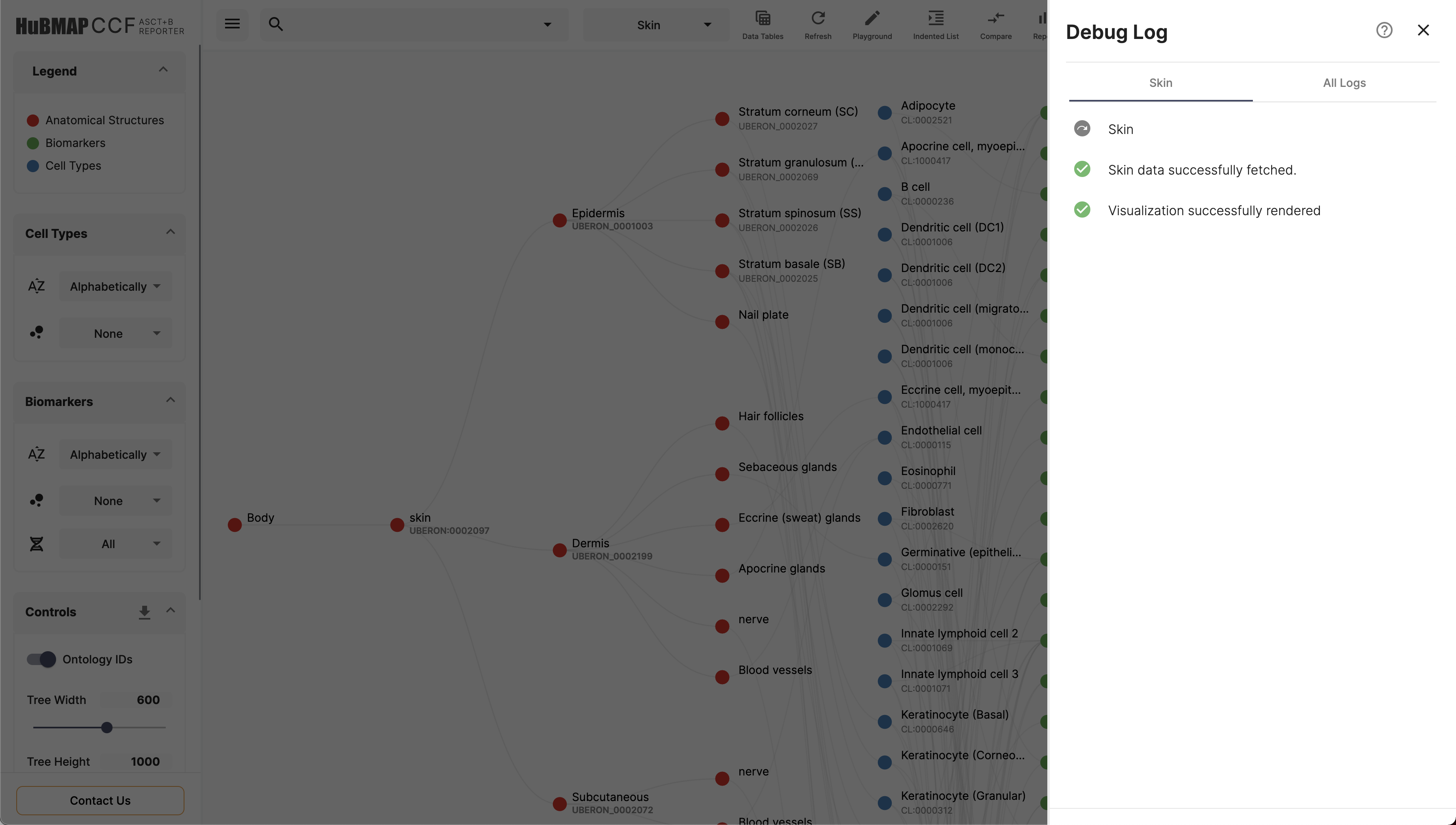 Debug log