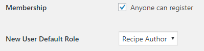 Image showing where the registration setting can be found