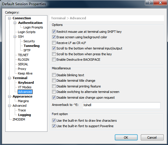 Xshell_Advanced