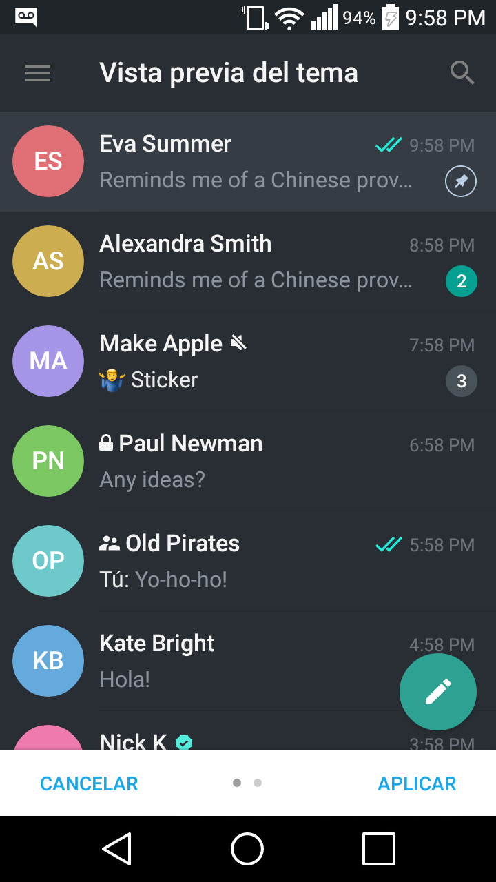 Night Mode Night Mode Theme Telegram 1 1 23 Or Top Version For Android