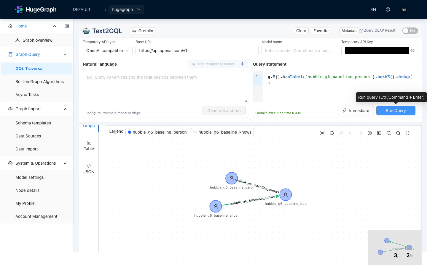 Query workbench