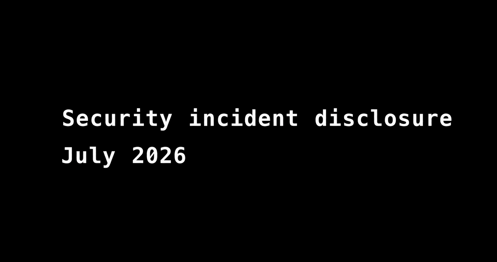 Official image for the Hugging Face July 2026 security incident disclosure