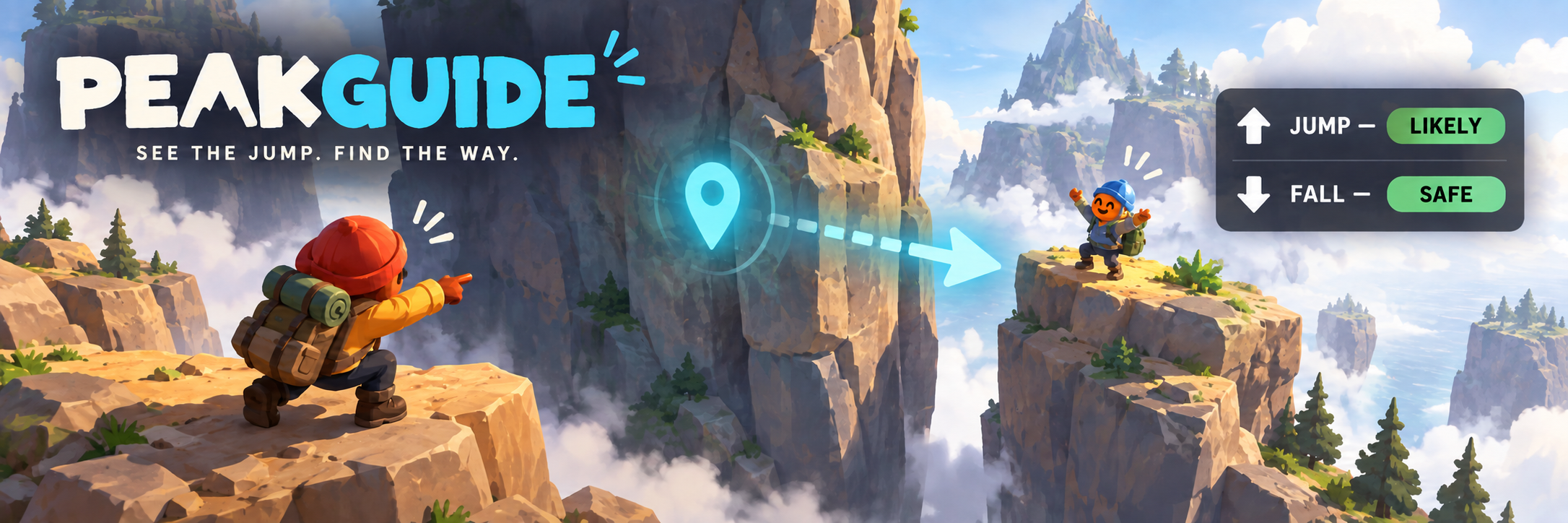 PeakGuide promotional artwork