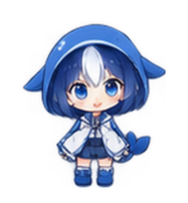 深蓝鲸娘