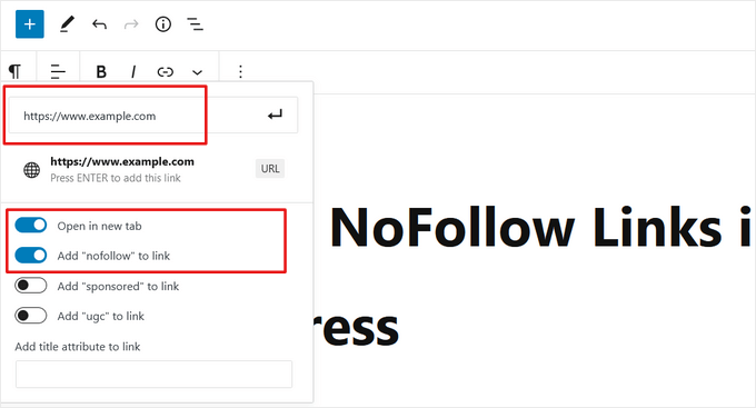 WordPress 中的 NoFollow 外部链接