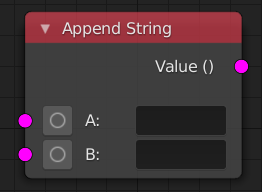 Append String