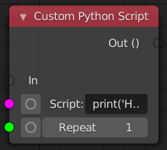 Custom Python Script