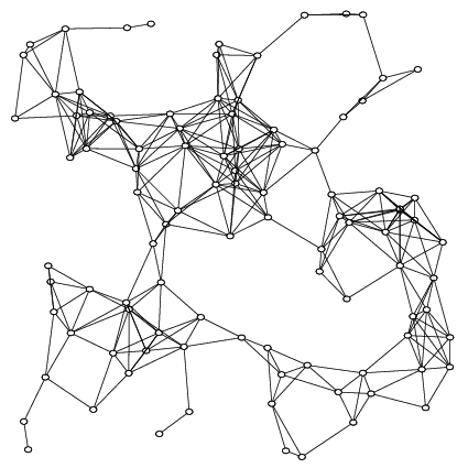 A random geometric graph. | Download Scientific Diagram