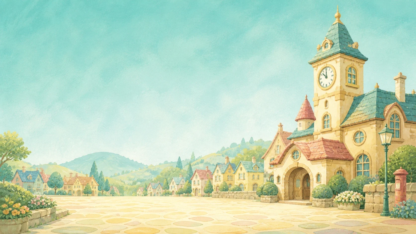 Illustrated story setting