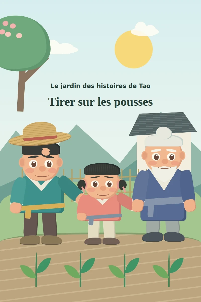 Le jardin des histoires de Tao : Tirer sur les pousses cover
