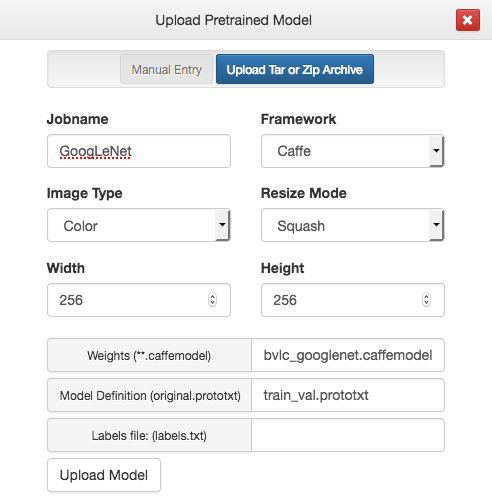 Upload Pretrained Model Upload Pretrained Model