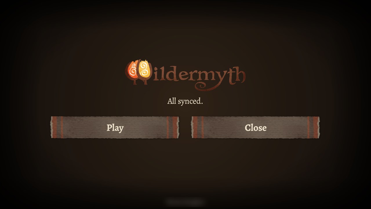 All synced: Play again or close