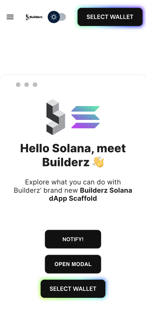 Builderz Scaffold Mobile