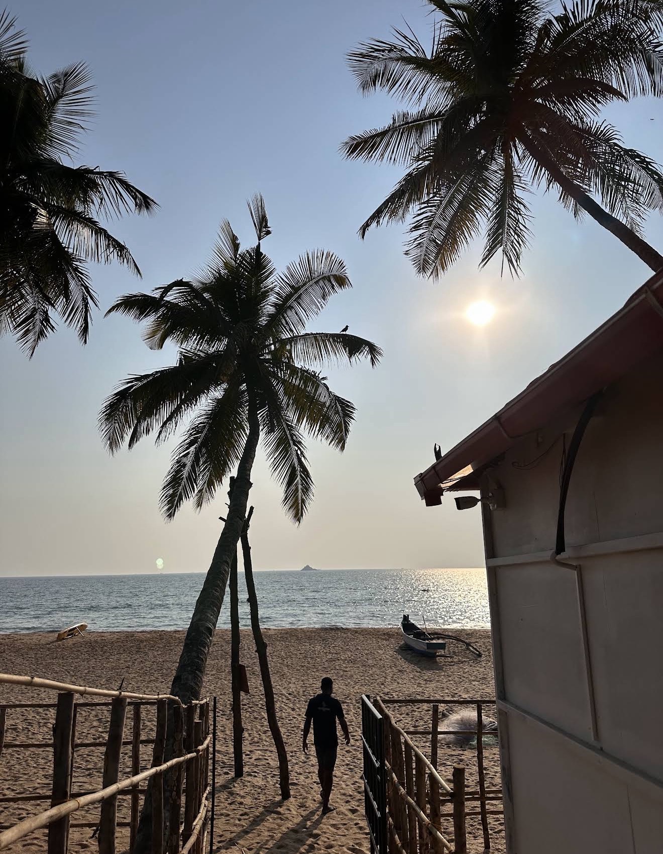 Beach yoga retreat