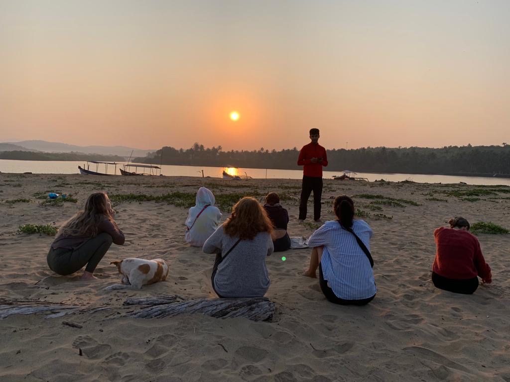 Polem Beach yoga community