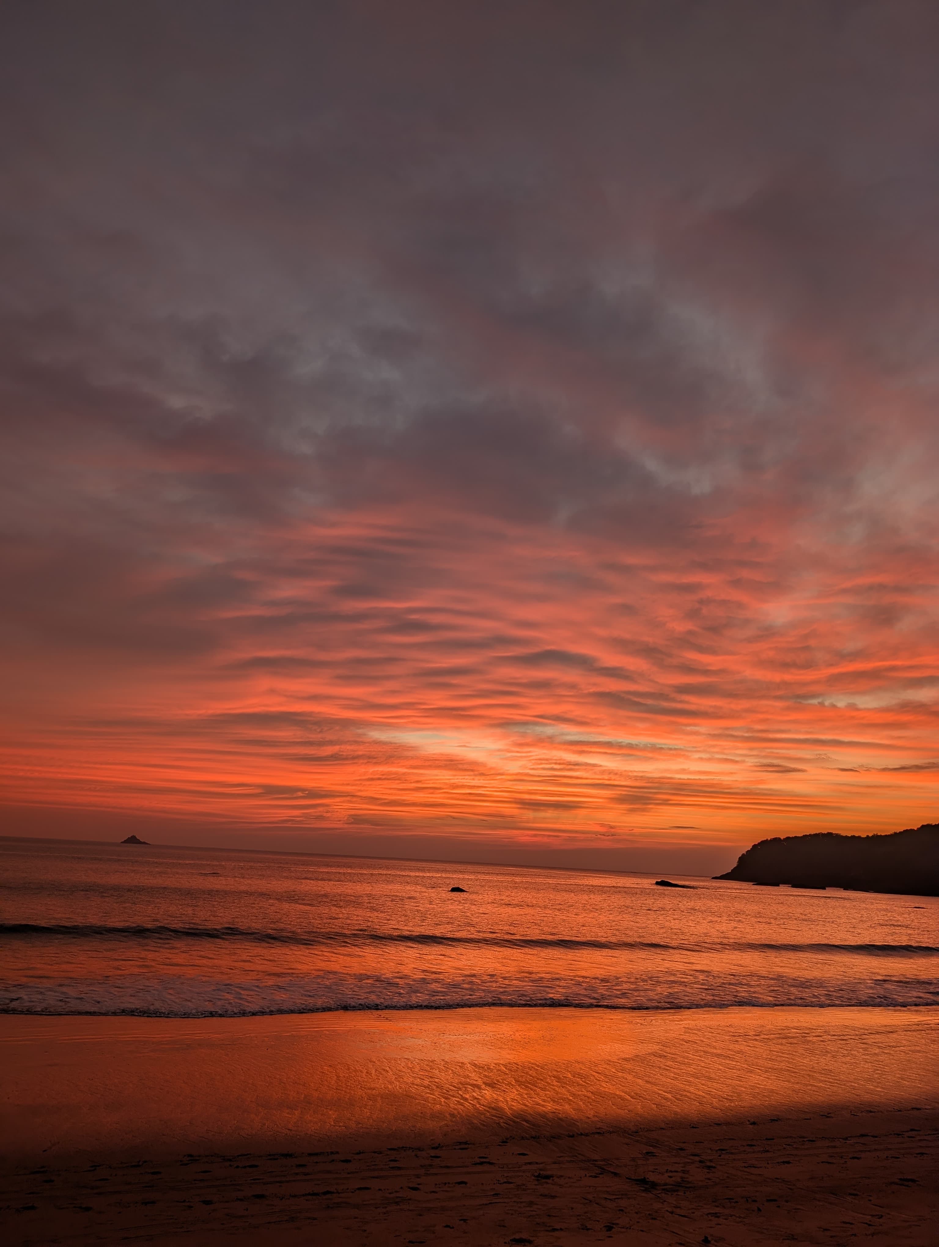 Beach view from Kamaxi Resort