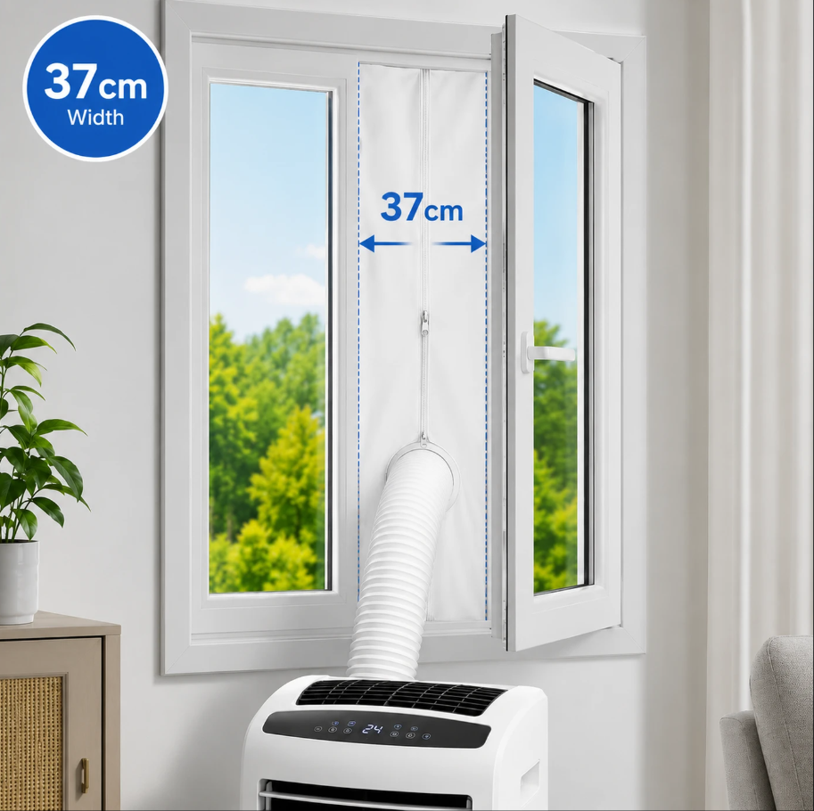 Fensterabdichtung für mobile Klimaanlagen