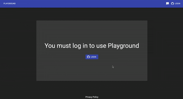 Playground demo