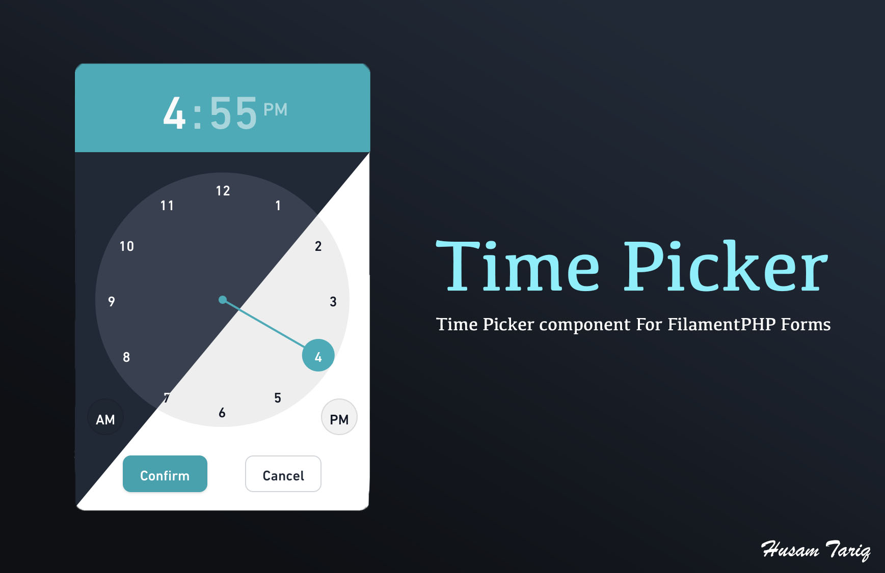 Filament Time Picker