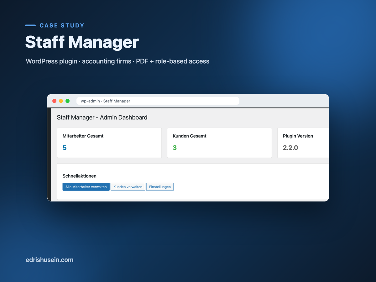 Staff Manager