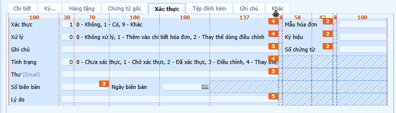 Tab layout