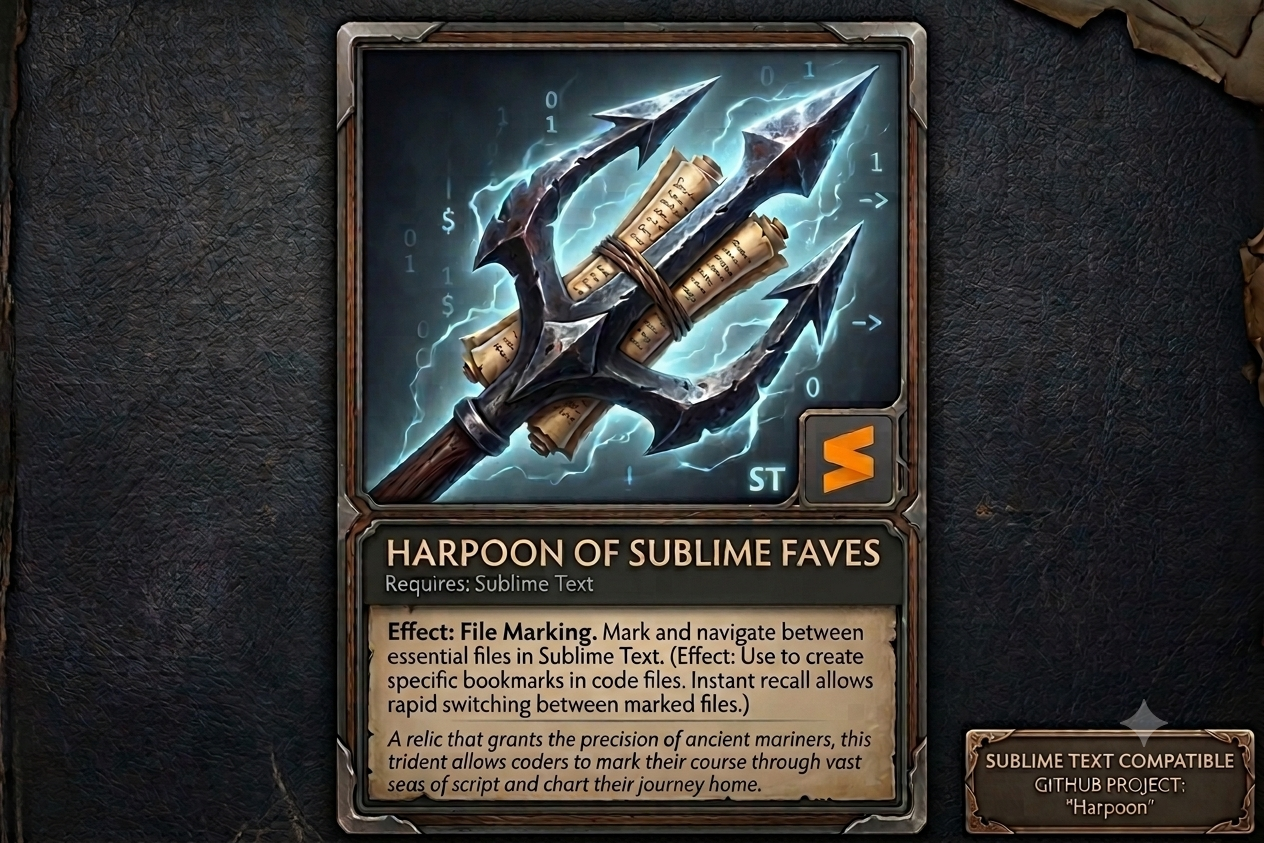 Harpoon Spell Cards