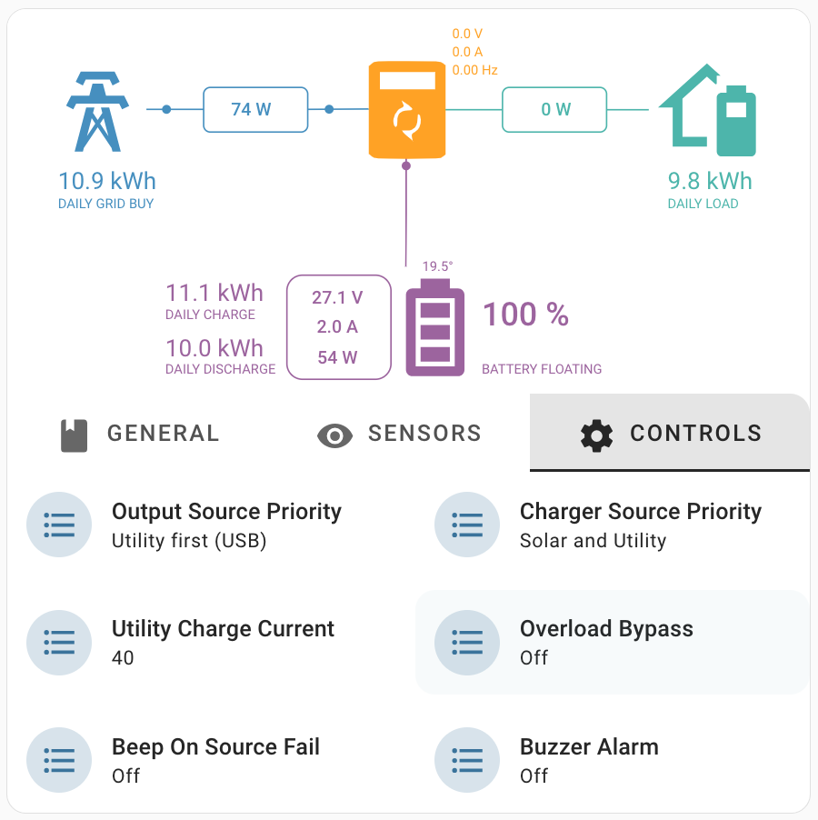 Inverter card page 3 screenshot