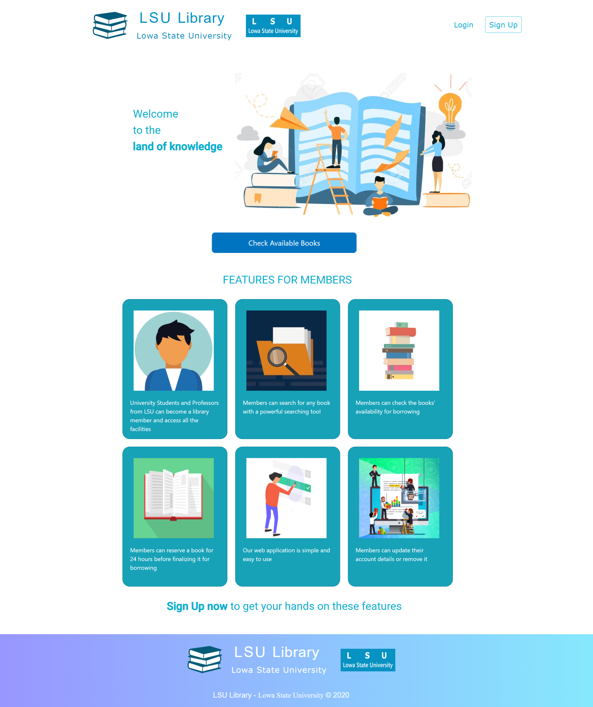 Library Management System (Website)