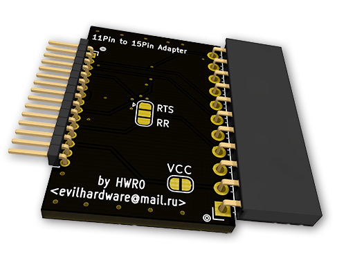 Sharp 11pin to 15pin Adapter